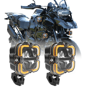 Universal LED daytime running lights and additional headlights [Motorize]