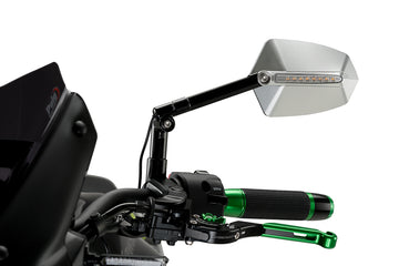 HARLEY-DAVIDSON SPORTSTER S RH 1250 S [2025] - GTI Rückspiegel links | Schwarz / Aluminium eloxiert | PUIG 016ND
