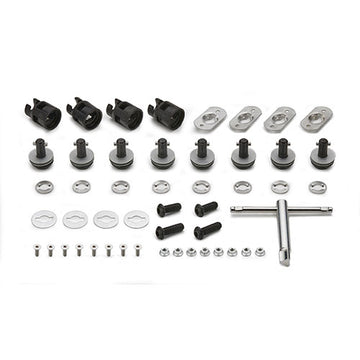 CF Moto MT-X 800 [GIVI] - Rapid release conversion kit for side case carriers