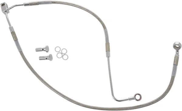 Harley Davidson FXS [DRAG SPECIALTIES] - Stainless Steel Brake Line Kit