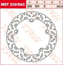 bmw r 850 c [1998-2000, 1999-2000] - Halo Series Schwimmende Bremsscheibe – Bild 9