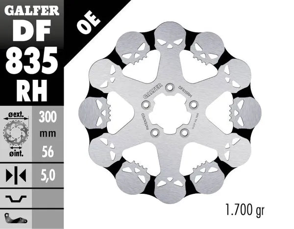 Harley-Davidson Xg 750 Street [2015] - Fixed brake disc Skull - Image 4