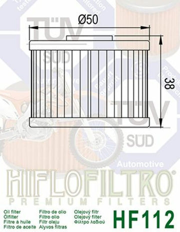 Honda NX 650 Dominator [HiFlofiltro] - oil filter - 0