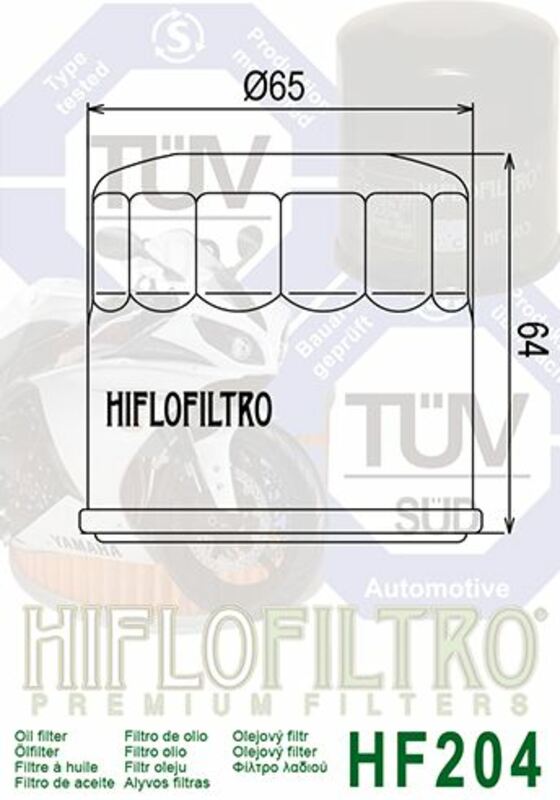 Honda XL 750 Transalp RD16 [HiFlofiltro] - Racing oil filter