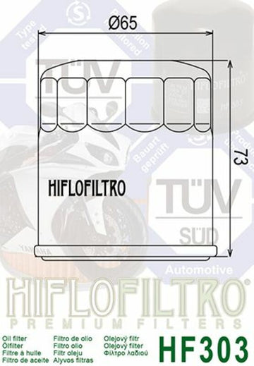 Kawasaki Z 900 RS ZR900C [HiFlofiltro] - oil filter - 0