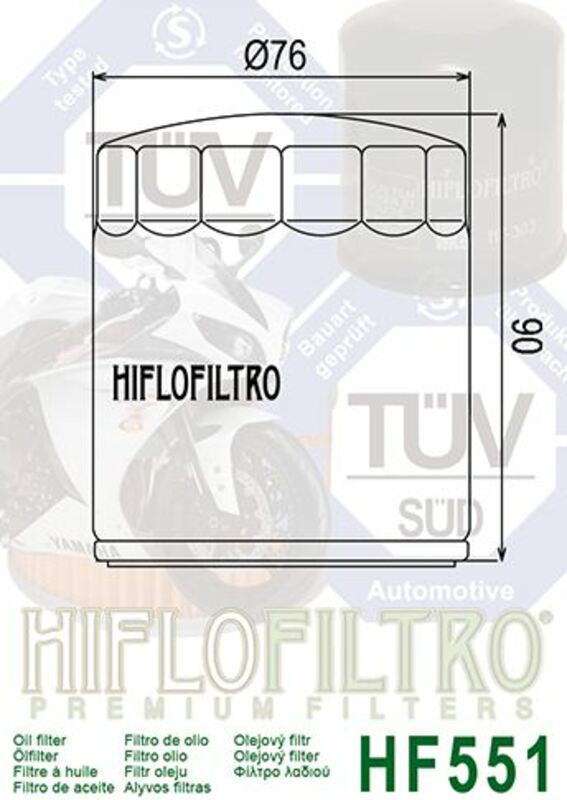 Moto Guzzi Norge 1200 [HiFlofiltro] - oil filter