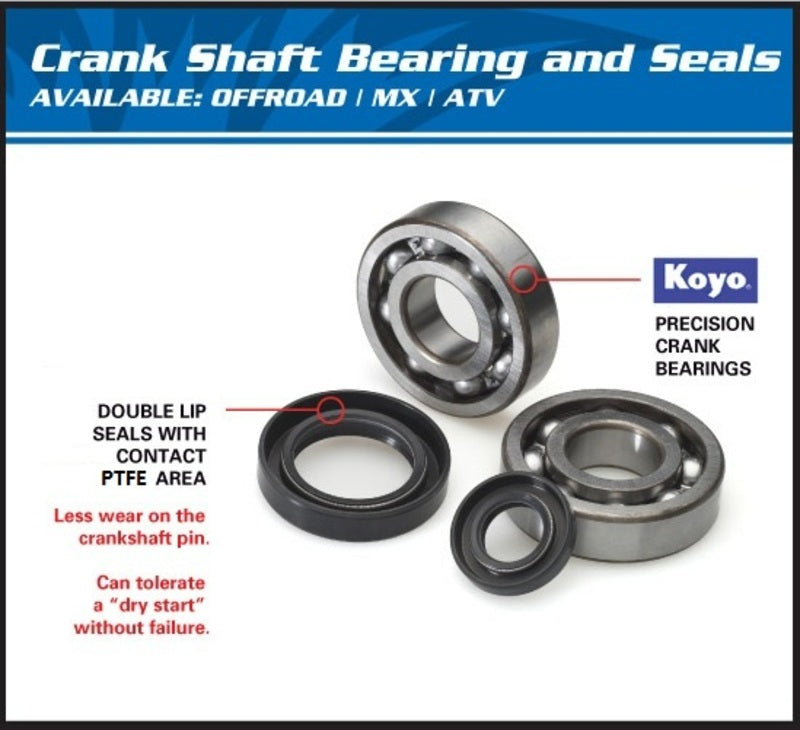 Ktm Sx 250 [ALL BALLS] - crankshaft bearing and oil seal set