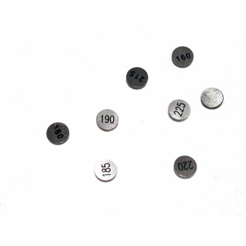 Kawasaki Kl 650 [TOURMAX] - valve shims Ø29mm - starter set with 2 pieces per thickness