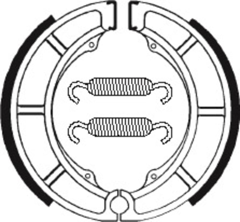 Suzuki Vl 800 [TECNIUM] - Street/ATV Organic Brake Shoes - BA052