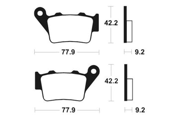 Royal Enfield Himalayan 452 RMA452 [Tecnium] - Organic brake pads - 0