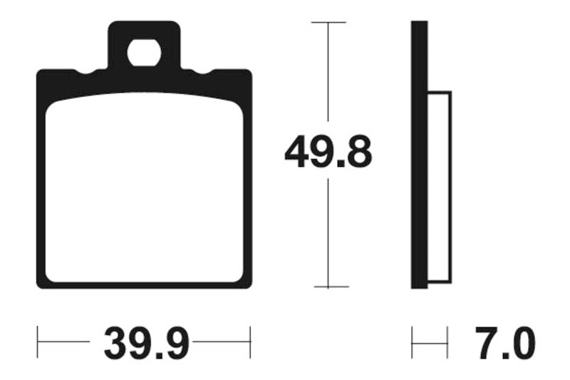 Moto Guzzi V11 Sport [Tecnium] - Organic brake pads