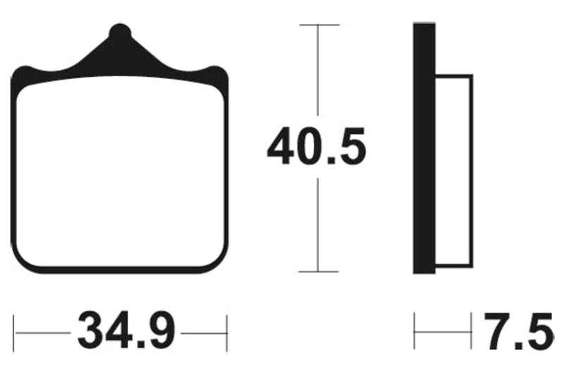 Ducati 749 [TECNIUM] - Racing sintered metal carbon brake pads - MCR262