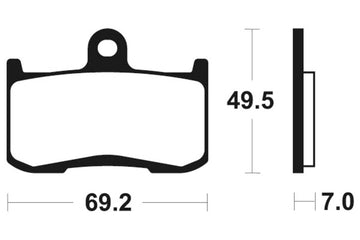 Suzuki GSX -S750 GSXS750 [TECNIUM] - Sinter metal brake pads - 0