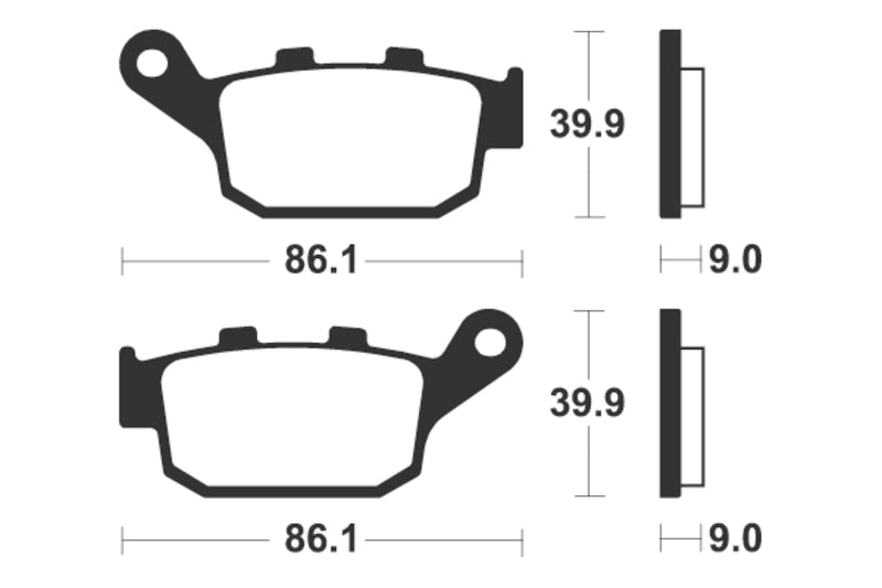 Honda CMX 1100 Rebel SC83 [TECNIUM] - Sinter metal brake pads