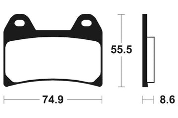 Bmw R Ninet Urban S [TECNIUM] - Professional Racing Sintered Metal Brake Pads - MSR206 - 0