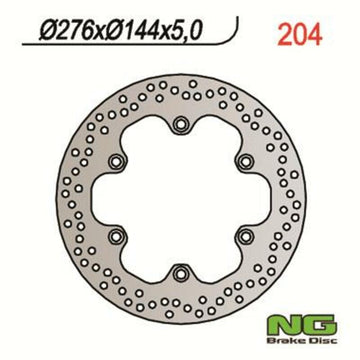 Honda Xlv 750 [NG BRAKE DISC] - round rigid brake disc
