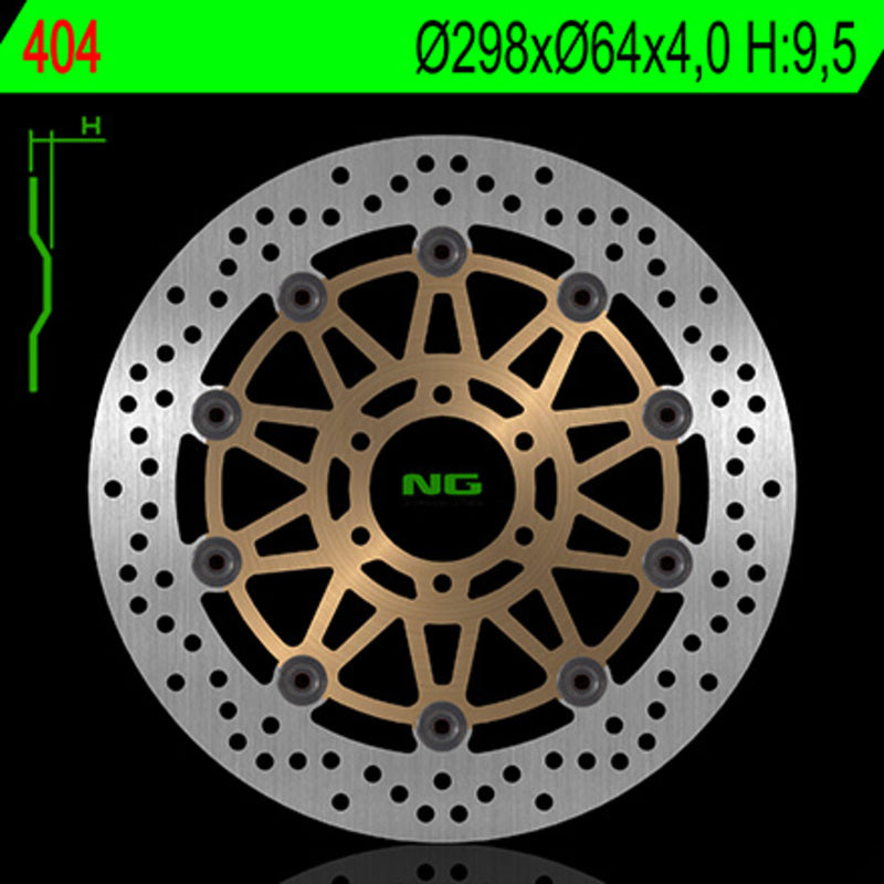 Aprilia Rst 1000 Futura [NG BRAKE DISC] - round floating brake disc