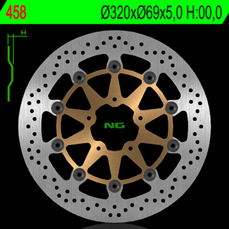 Suzuki Gsx 1400 [NG BRAKE DISC] - round floating brake disc