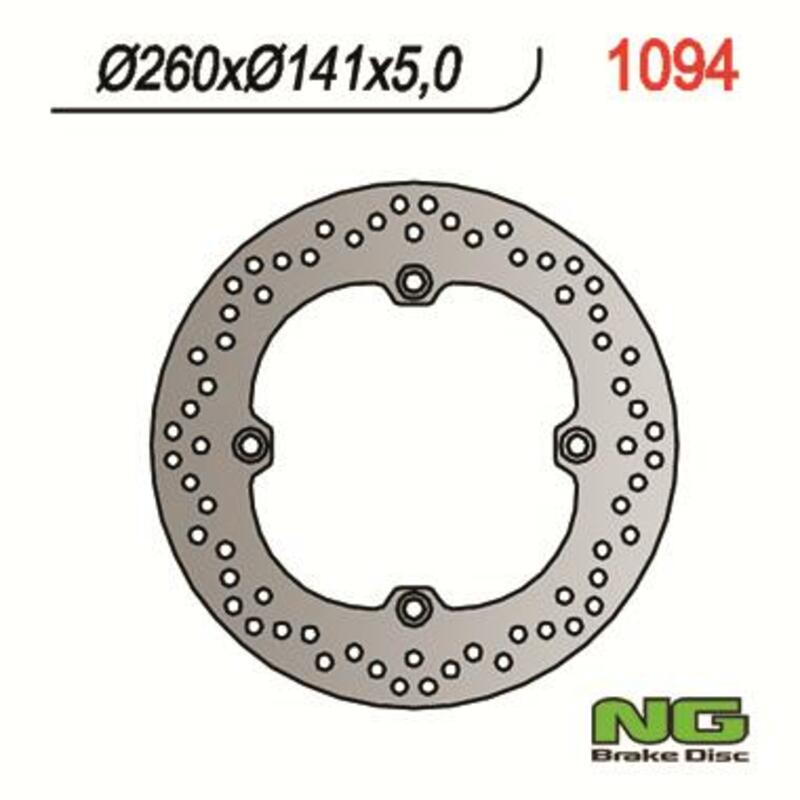 Suzuki V-Strom 650 L2 [NG BRAKE DISC] - round rigid brake disc