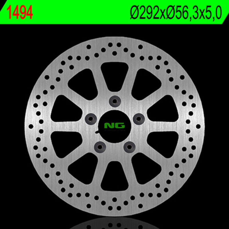 Harley Davidson Flhx [NG BRAKE DISC] - round rigid brake disc