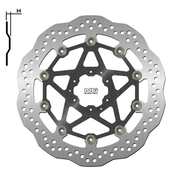 Honda Crf 1100 Africa Twin [NG BRAKE DISC] - Wave floating brake disc