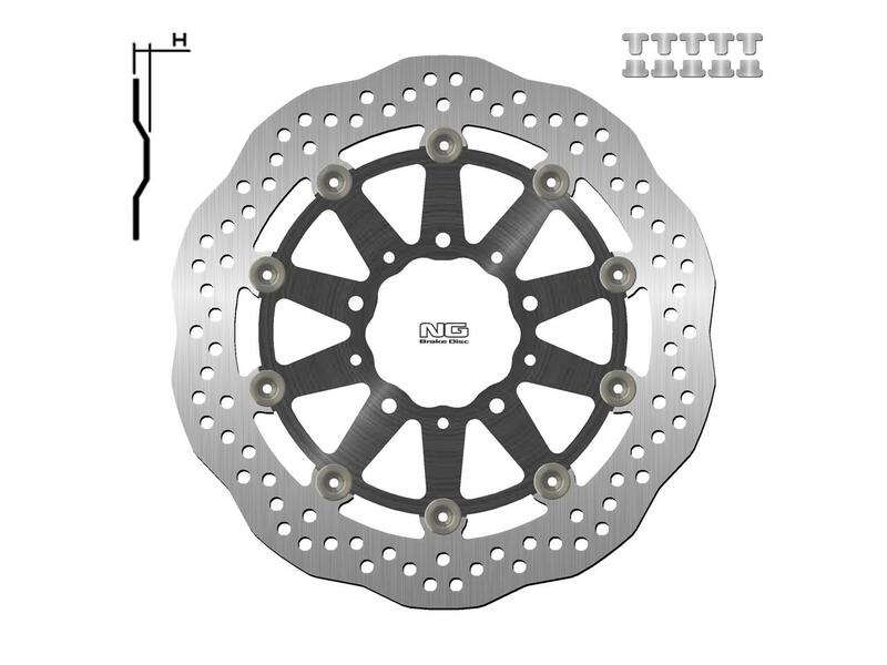 Kawasaki Vulcan S [NG BRAKE DISC] - Wave floating brake disc
