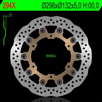 Yamaha Xvs 950 [NG BRAKE DISC] - Wave floating brake disc