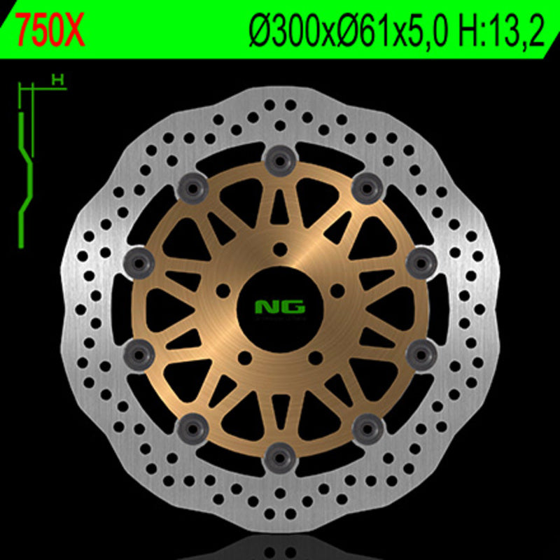 Kawasaki Zr [NG BRAKE DISC] - Wave floating brake disc
