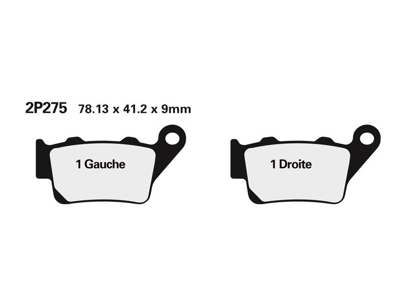 KTM 640 LC4 [Nissin] - semi -metallic brake pads