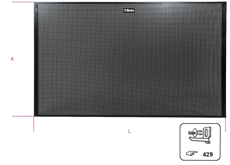 BETA tool board for wall mounting