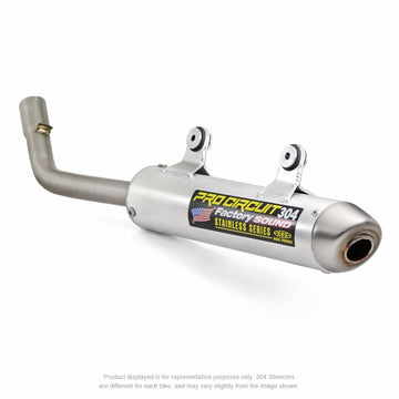 HUSQVARNA TC 250 [2019-2022] - 304 Schalldämpfer Aluminium gebürstet/Endkappe Edelstahl KTM/Husqvarna