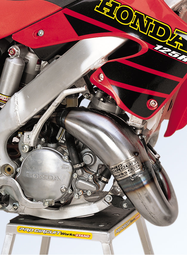 Honda CR 125 R (JE 01) [2001] - Platinum exhaust bulb nickel-plated steel Honda CR125R