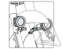 Honda Vt 750 C2 [DENALI] - Lighting bracket Honda Cruisers