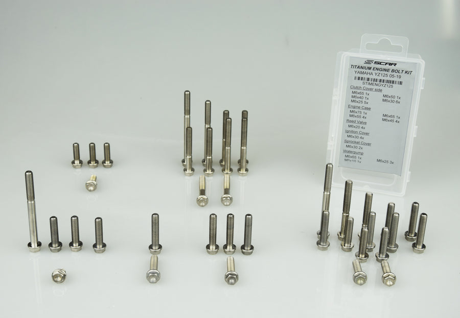 Fantic XXF 250 [2022-2023] - Motorschraubensatz 50 Titanschrauben