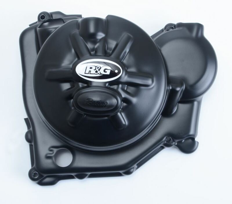 Aprilia RSV4 R ABS [2013-2014] - Left Race Type Crankcase Cover Protector Black Aprilia RSV4