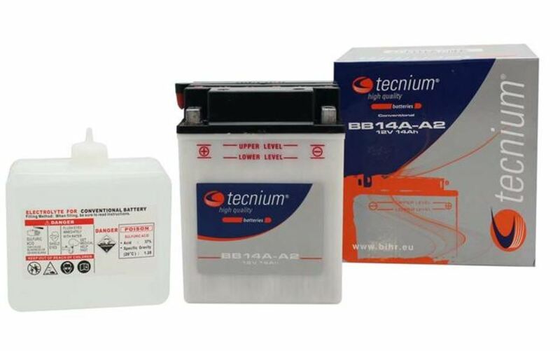 Yamaha Xv 750 Virago [TECNIUM] - Lead/acid battery with acid pack - BB16AL-A2