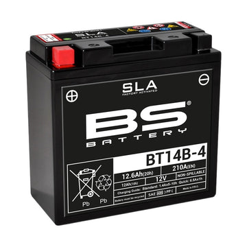 Yamaha Fjr 1300 [BS BATTERY] - SLA Maintenance Free Battery Factory Activated - BT14B-4