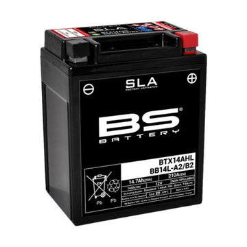 Triumph Trophy 900 [BS BATTERY] - SLA Maintenance Free Battery Factory Activated - BTX14AHL / BB14L-A2/B2