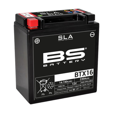 Kawasaki Vn 1600 Mean Streak [BS BATTERY] - SLA Maintenance Free Battery Factory Activated - BTX16