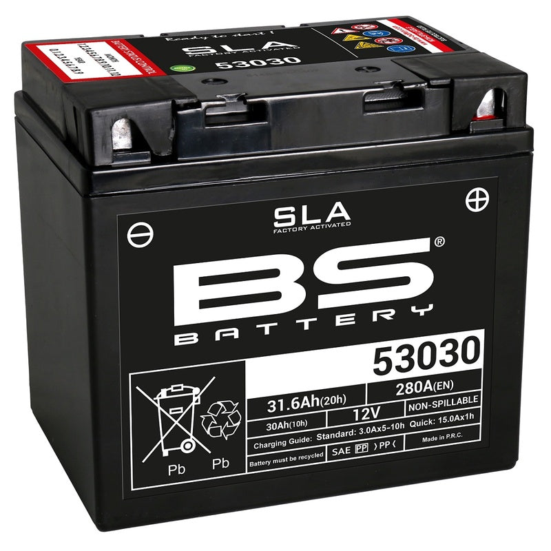 Moto Guzzi California Ii Vt [BS BATTERY] - SLA Maintenance Free Battery Factory Activated - 53030