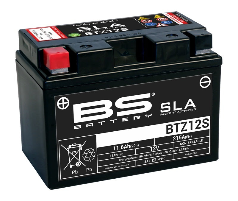 Honda Sh 300 [BS BATTERY] - SLA Maintenance Free Battery Factory Activated - BTZ12S