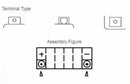 Yamaha TT 600 E [Yuasa] - motorcycle battery-2