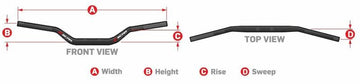 Yamaha Ty 250 [SCAR] - O² high handlebars - black