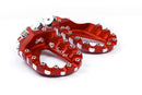 Gas Gas Ec 200 [S3] - Hard Rock Enduro footrests aluminum red-2