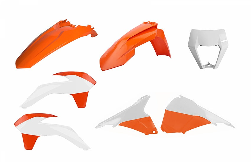 KTM 300 EXC SIX Days [2014-2016] - Enduro Restyling Plastik-Kit Originalfarbe KTM EXC