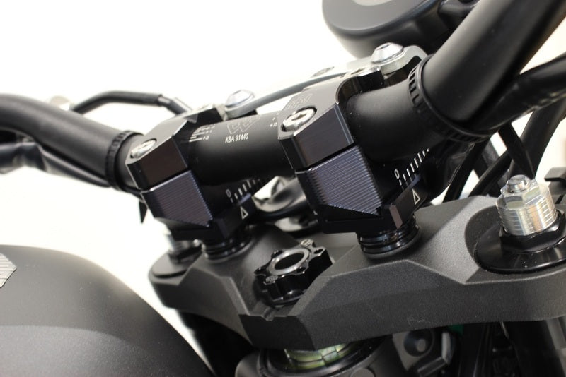Honda Cb 650 R Neo Sports Cafe [GILLES] - 2DGT Adjustable Handlebar Mounts Black Honda