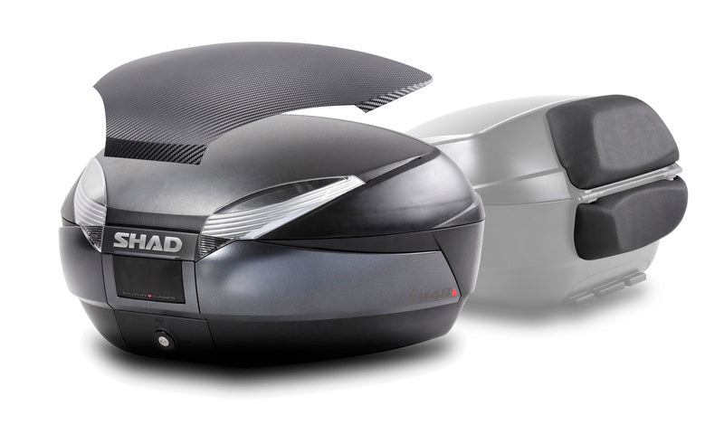 Honda No. 750 [SHAD] - SH48 DG Top Case + Backrest Dark Gray