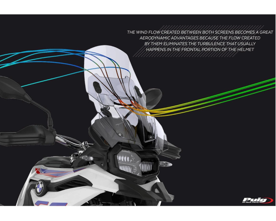 BMW F 800 GS [2025] – Adjustable windshield – Tinted