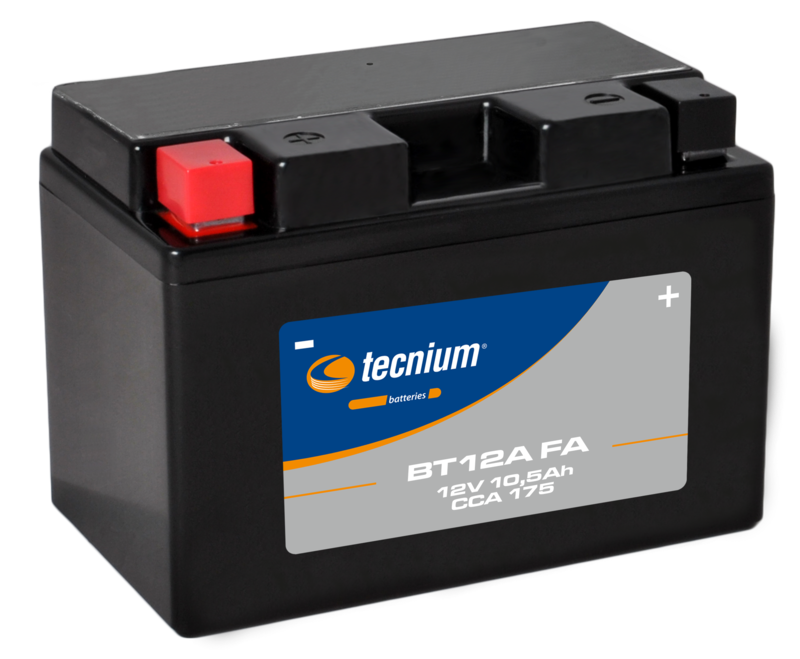 Kawasaki J 300 [TECNIUM] - Battery Maintenance Free Factory Activated - BT12A