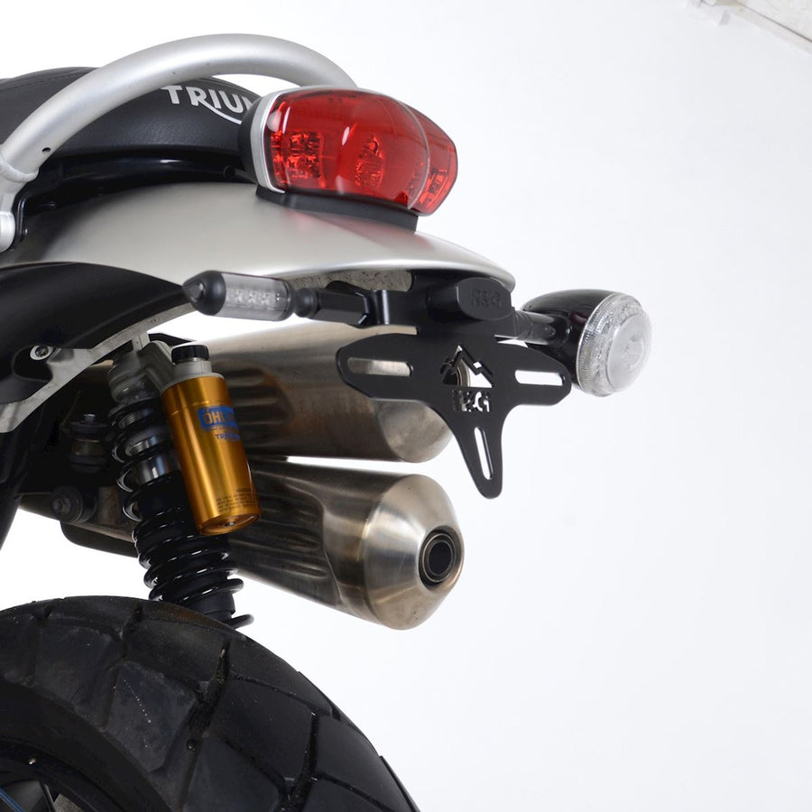 Triumph Scrambler 1200 XE [2022-2026] - License Plate Holder - Black Triumph 1200 Scrambler XC/XE